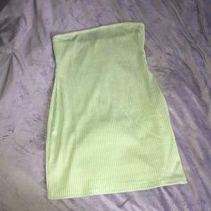 URBAN OUTFITTERS Size M Ribbed Dress Summer Green